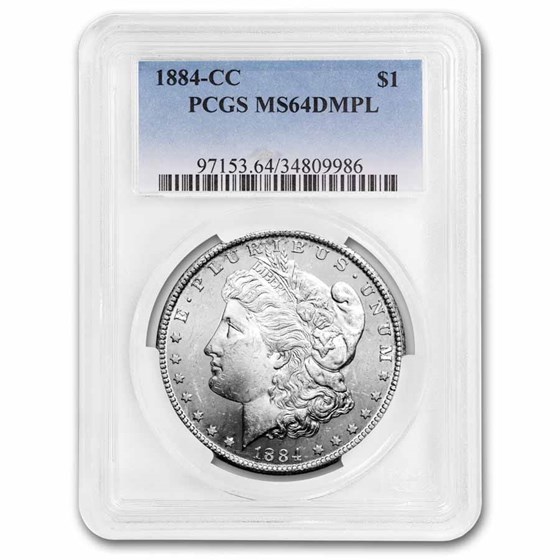 1884-CC Morgan Dollar MS-64 DMPL PCGS 1884-CC Morgan Dollar MS-64 DMPL PCGS